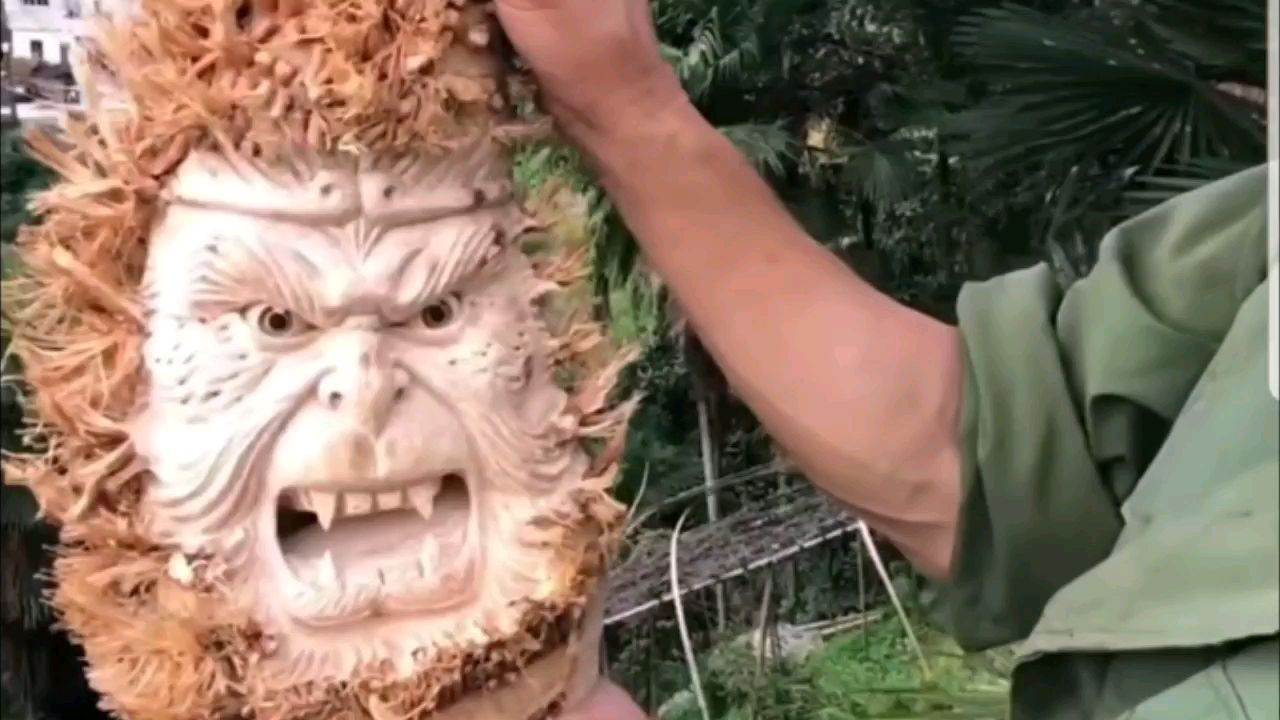 竹子自制地狱火孙悟空